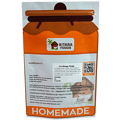 Buy Sitara Foods Andhra Avakaya Cut Mango Pickle, Andhra Style Online