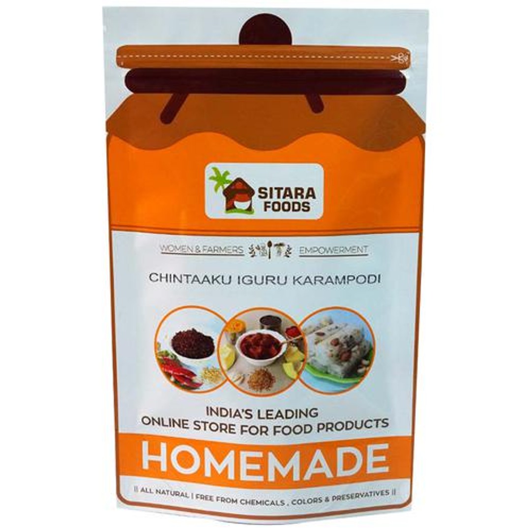 Buy Sitara Foods Chinta Aaku Iguru Karam Podi / Powder Online at Best