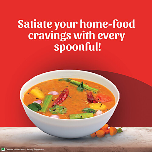 Aashirvaad Instant Sambar - With Added Vegetables, 30 g Pouch Goodness of Dals, No Added Preservatives, Ready in 8 Minutes