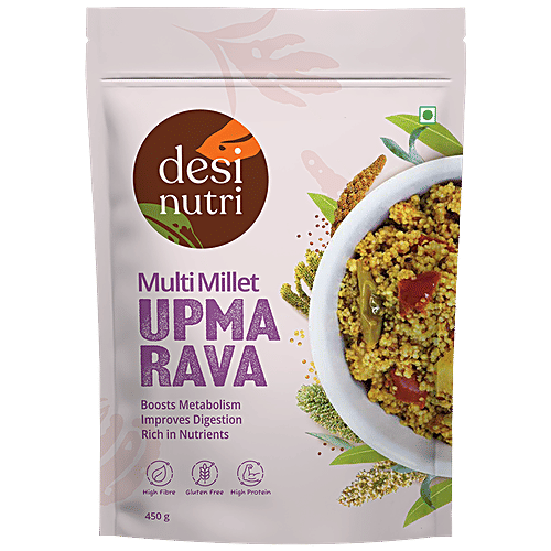 Buy Desi Nutri Multi Millet Upma Rava Rich In Fibre, Gluten Free