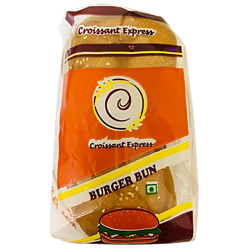 CROISSANT EXPRESS Burger Bun - Good Quality Ingredients, Perfect Snack, 160 g  