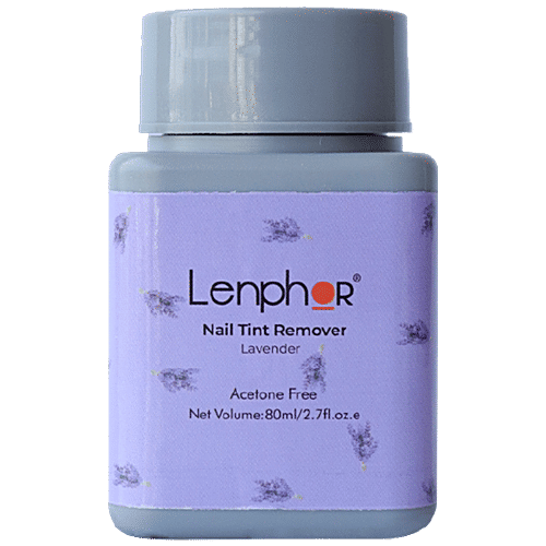Buy Lenphor Nail Tint Remover Removes Nail Paint Stains Instantly, Acetone Free Online at Best