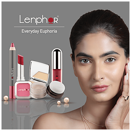 Lenphor Timeless Eye Liner - Creamy Soft Application, Non-Transferable, Smudge Proof, 1.2 g Berry Blue 03 