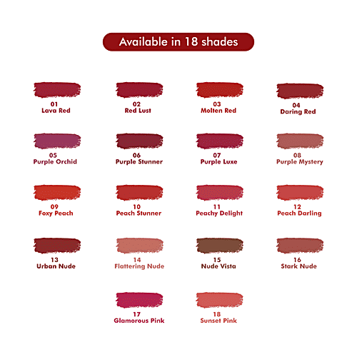 Lenphor Velvestick Lipstick - Velvet Finish, Long-Lasting, Non-Drying Formula, 4 g Stark Nude 16 