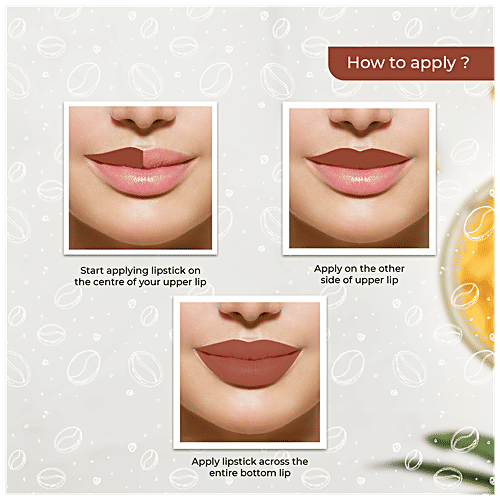 Lenphor Colour Me Up Liquid Lipstick - Super Pigmented, Long-Lasting, Transfer Proof, 2 ml Brown Espresso 014