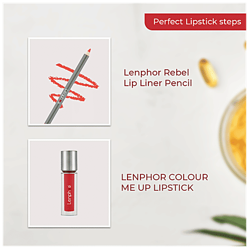 Lenphor Colour Me Up Liquid Lipstick - Super Pigmented, Long-Lasting, Transfer Proof, 2 ml Brown Espresso 014