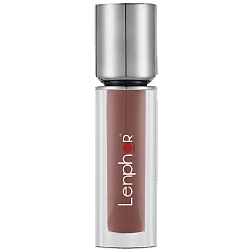 Lenphor Colour Me Up Liquid Lipstick - Super Pigmented, Long-Lasting, Transfer Proof, 2 ml Brown Espresso 014