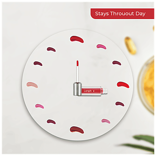 Lenphor Colour Me Up Liquid Lipstick - Super Pigmented, Long-Lasting, Transfer Proof, 2 ml Red Passion 016 