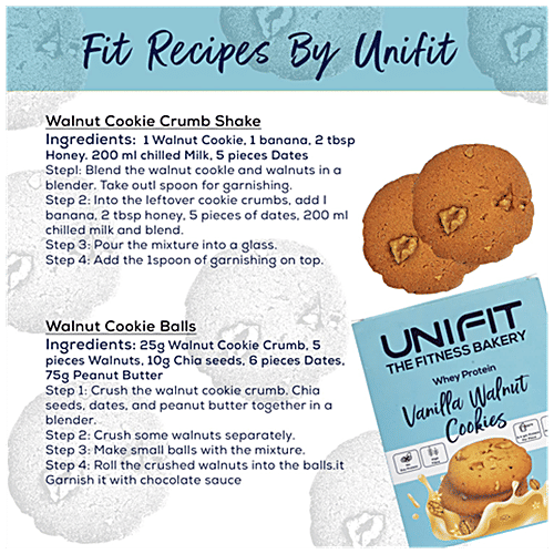 Buy Unifit Whey Protein Vanilla Walnut, Cookie Bakery Biscuit Online