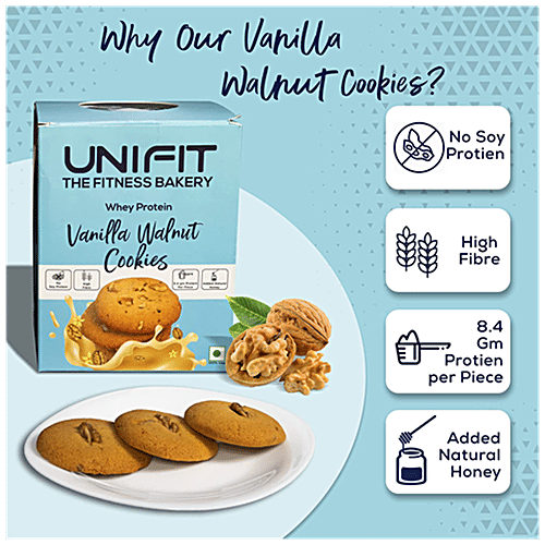 Buy Unifit Whey Protein Vanilla Walnut, Cookie Bakery Biscuit Online