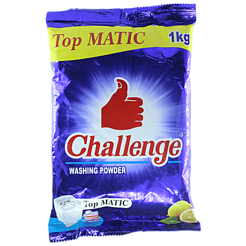 Buy Challenge Detergent Powder For Machine Wash Tough Stain Removal