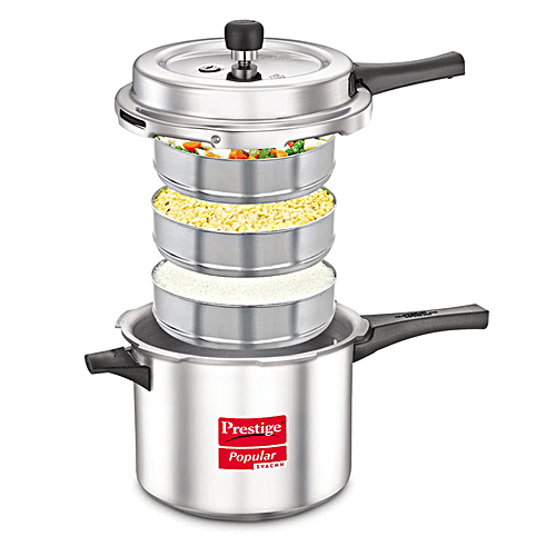 Buy Prestige Aluminium Outer Lid Pressure Cooker Induction Base, With