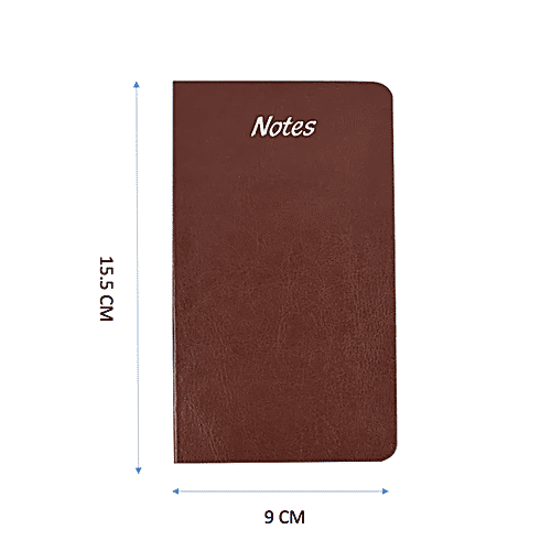 Gravity A6 80 GSM 160 Pages Ruled Palm Notebook - Tan, 15.5 x 9 cm, 1 pc  Premium-Quality
 Attractive Design