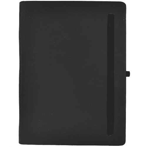 Gravity 80 GSM 160 Pages A5 Ruled Hardbound Journal With Elastic - Matte Black, 1 pc  Premium Quality
 Attractive Design