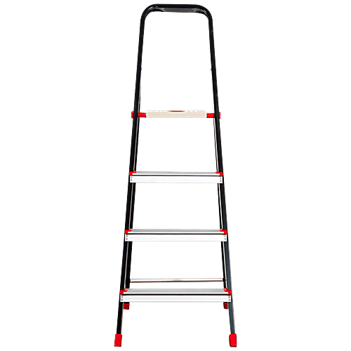 Buy Prestige Household Ladder 4 Steps, Black/Sliver, Clean Home, High