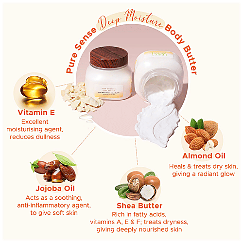 Buy Pure Sense Deep Moisture Body Butter Shea Butter & Jojoba Oil