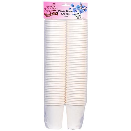 White 250 Ml Hot And Cold Beverages Disposable Paper Drinking Glass at Best  Price in Patna