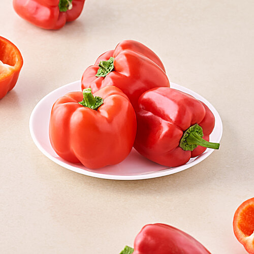 fresho! Capsicum Red, 350 g (2 pcs) 