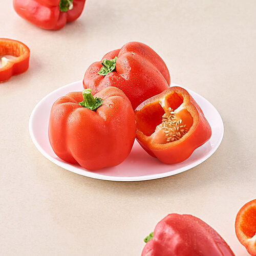 fresho! Capsicum Red, 350 g (2 pcs) 