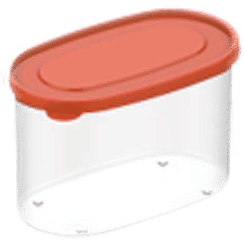 MTL Kitchen Storage Container Set - Durable, Red, 2 pcs