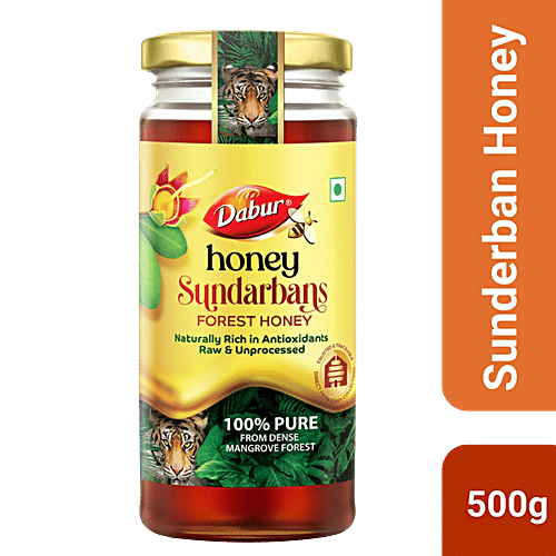 Buy Dabur Honey Sundeabans Forest Honey 100 Pure, Raw & Unprocessed, Rich In Antioxidants