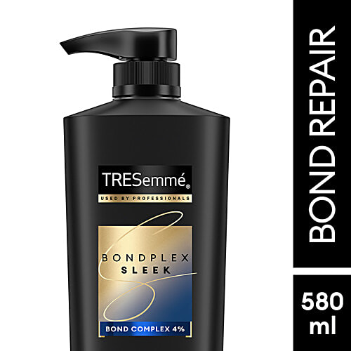 Tresemme Bondplex Sleek Shampoo, 580 ml  With Salon Inspired Protein Bonding Complex