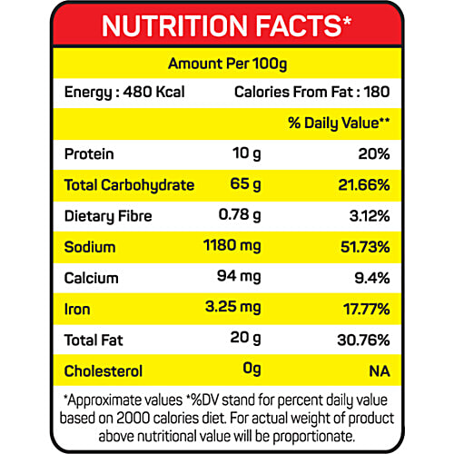 Kab's Jackpot Cheese & Butter Instant Noodles - Hot Chicken, Rich In Calcium, Iron & Vitamins, 100 g Pouch 