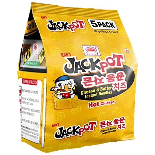 Buy Kab's Jackpot Cheese & Butter Instant Noodles Hot Chicken, RIch