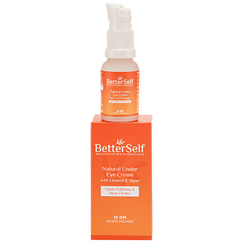 Buy BetterSelf Natural Under Eye Cream With Linseed & Algae, Fights
