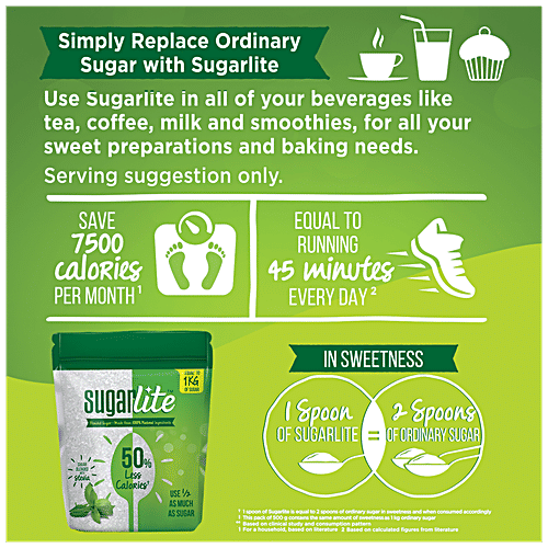 Buy Sugarlite Sugar With Stevia Online at Best Price of Rs 189 bigbasket