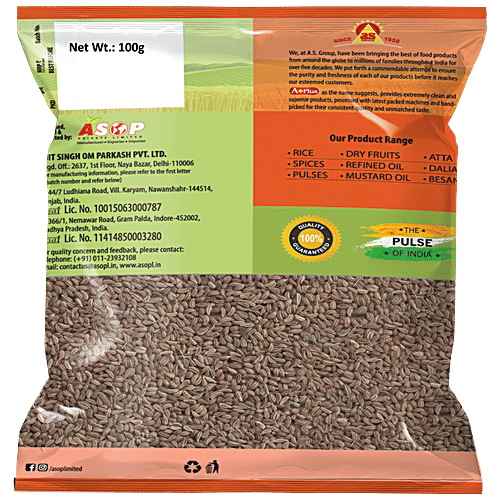 Buy A+PLUS Ajwain Sabut Strong Flavour, Supports Digestion & Weight