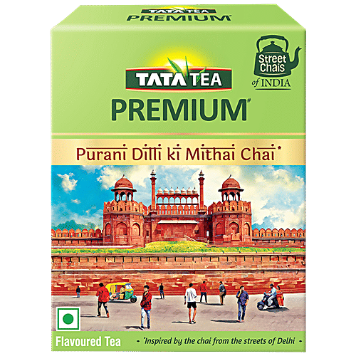 Tata Tea Premium Street Chai Of India - Purani Dilli Ki Mithai Chai, Tasting Notes Of Pista, CardamomÃ‚Â & Condensed Milk, 250 g  