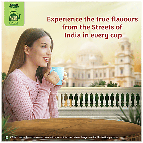 Tata Tea Premium Street Chai Of India - Kolkata Street Chai, Tasting Notes Of Nutmeg, Cardamom & Ginger, 250 g  