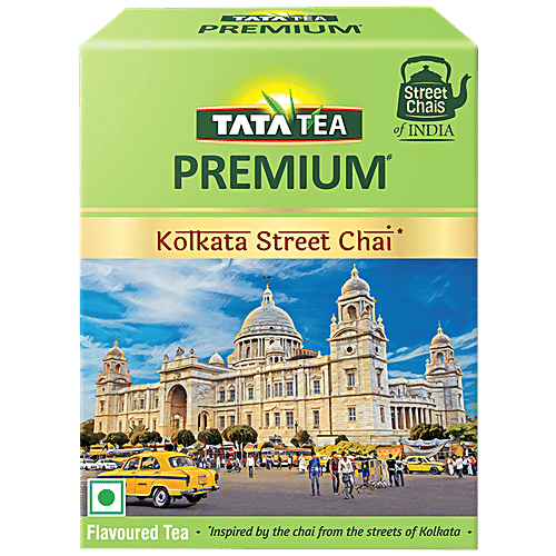 Tata Tea Premium Street Chai Of India - Kolkata Street Chai, Tasting Notes Of Nutmeg, Cardamom & Ginger, 250 g  
