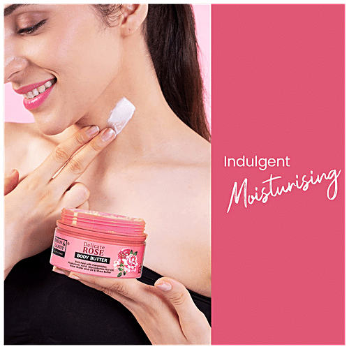 Bryan & Candy  Body Butter - Delicate Rose, pH 5.5, Skin-Friendly, Provides Deep Nourishment, 200 g  