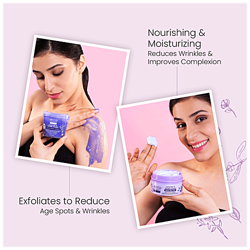 Bryan & Candy  Body Polishing Kit - Lavender & Vanilla Cream, Scrub & Body Butter, For Men & Women, 2 pcs  