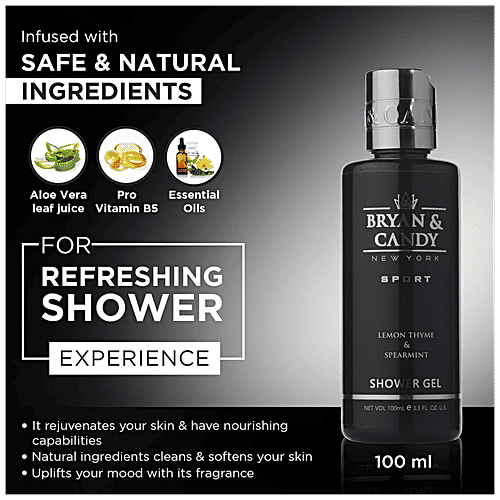 Buy Bryan & Candy Sport Gift Set Lemon & Thyme, Facewash, Shower Gel