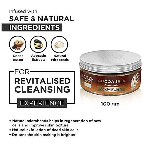 Bryan & Candy  Heart Combo Kit - Cocoa Shea, Bath & Body Essentials, For Men & Women, 4 pcs  