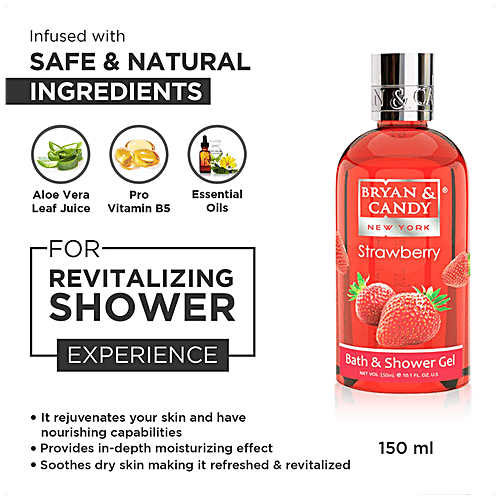 Buy Bryan & Candy Bath & Shower Gel Gift Set Strawberry, Orange