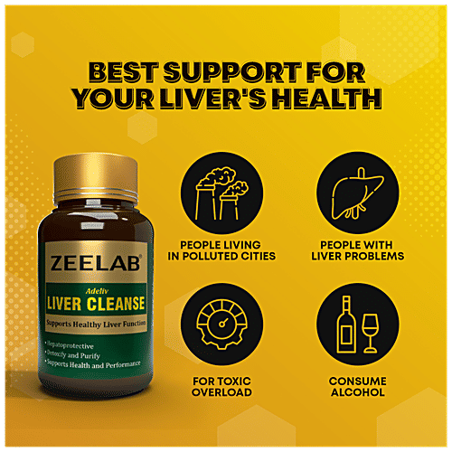 Buy ZEELAB Adeliv Capsule Supports Healthy Liver Function, Improves