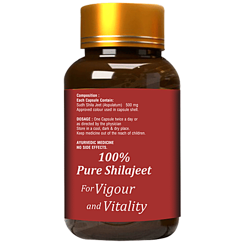 Buy ZEELAB Shilajeet Gold Capsule 100 Pure, For Vigour & Vitality Online at Best Price of Rs