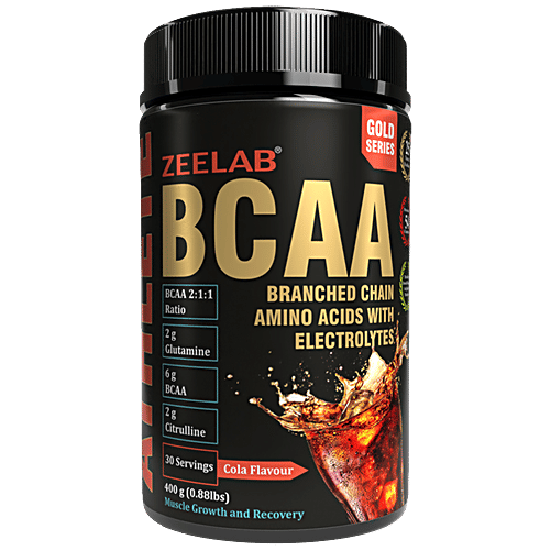 Buy ZEELAB Athlete BCAA Supports Muscle Growth & Recovery, Cola