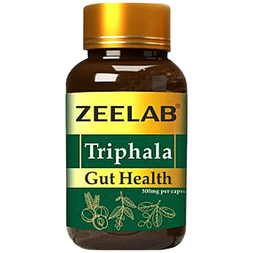 Buy ZEELAB Triphala Gut Health Capsule Improves Digestion, Regulates Metabolism Online at Best
