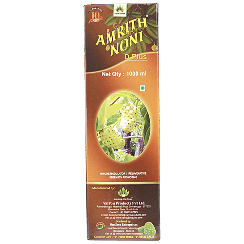 Buy Amrith Noni D+ For Diabetics Immunomodulator, Promotes Strength