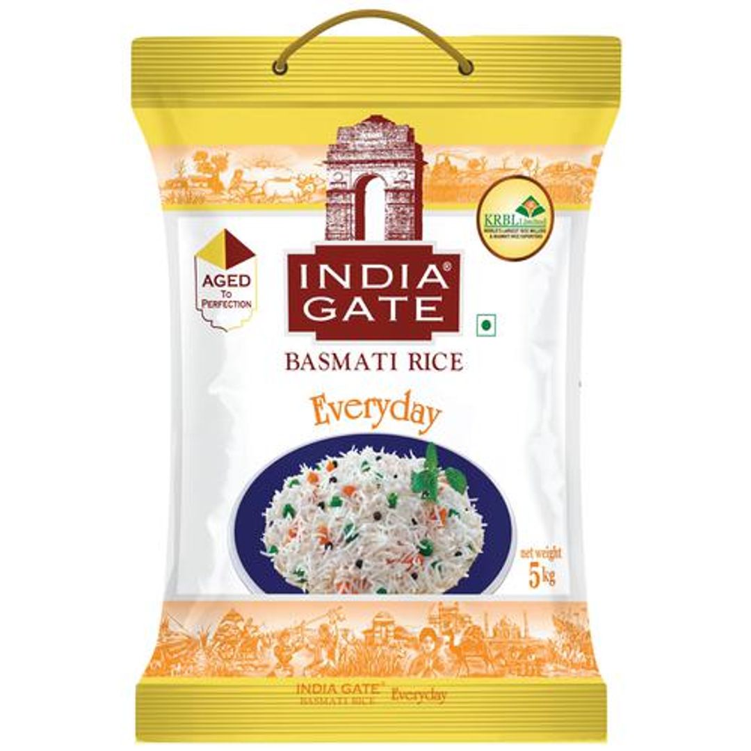 India Gate Basmati Rice Everyday, 5 kg 