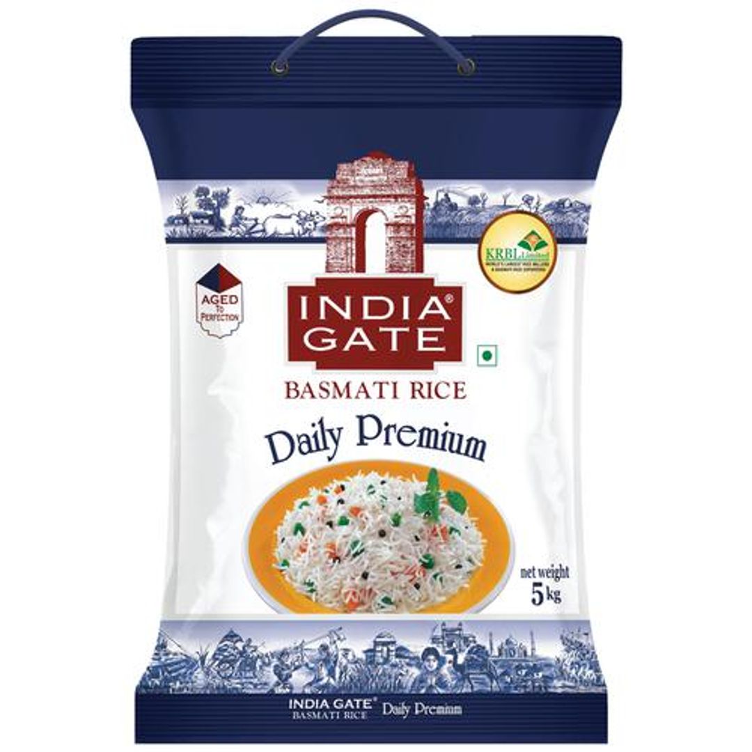 India Gate Basmati Rice Daily Premium, 5 kg 
