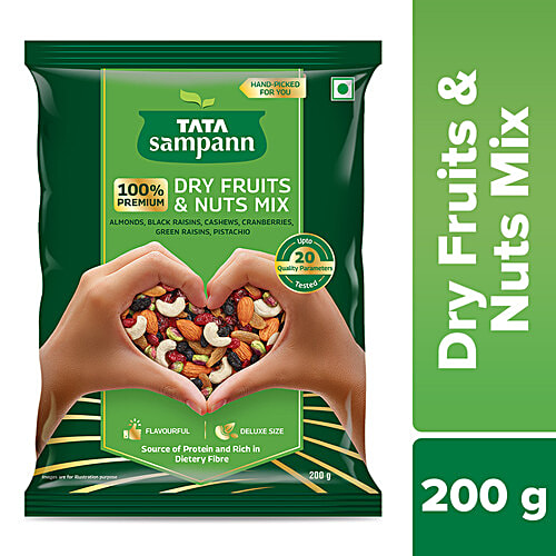 Buy Tata Sampann Tata Sampann Dry Fruits & Nuts Mix (Contains Almonds