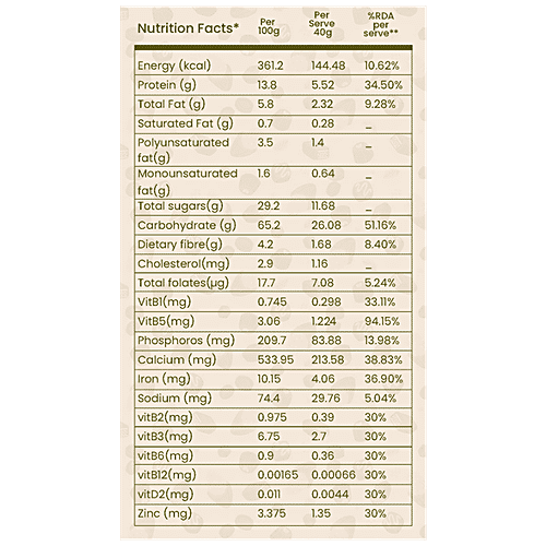 Timios High Protein Chocolate Hearty Milk Mix - No Sugar, With Oats, Organic Jowar, Cocoa Powder, 250 g Box 
