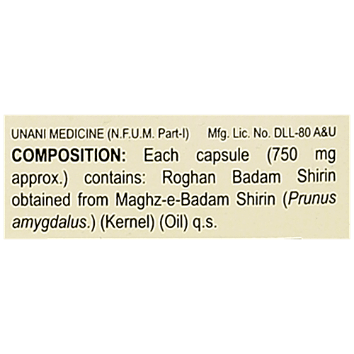 Buy Hamdard Roghan Badam Shirin 100 Pure Sweet Almond Oil Online at