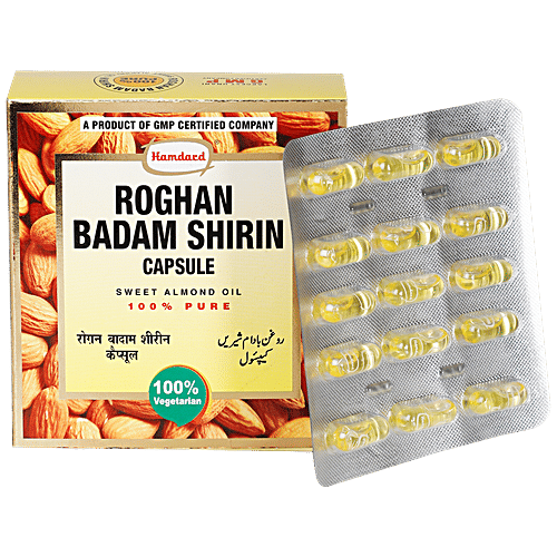 Buy Hamdard Roghan Badam Shirin 100 Pure Sweet Almond Oil Online at